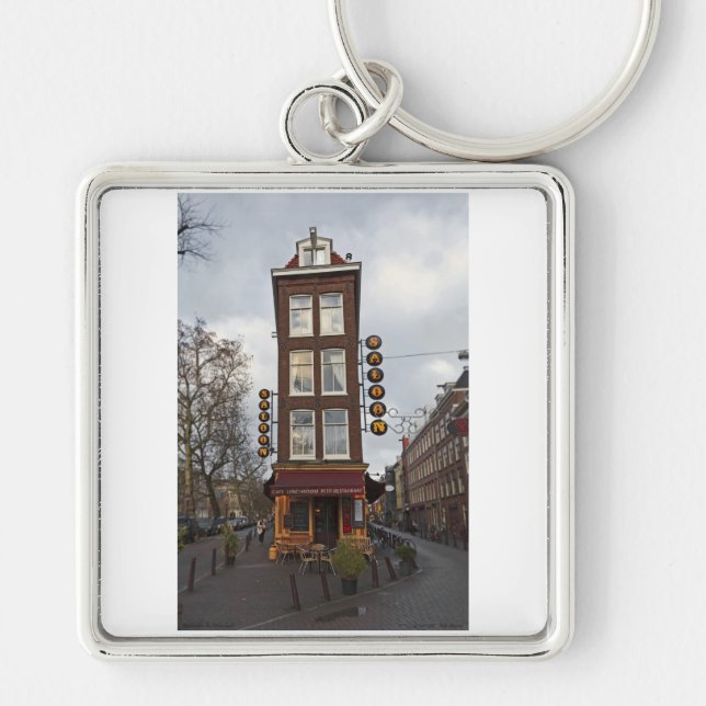 Amsterdam - Petit Saloon Key Ring (Front)