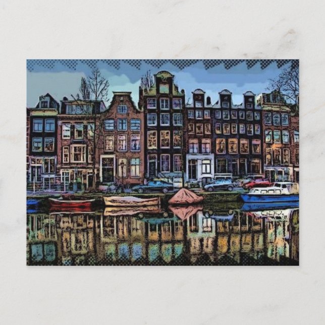 Amsterdam Postcard (Front)