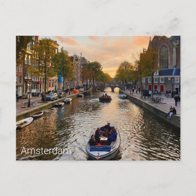 Amsterdam Postcard (Front)