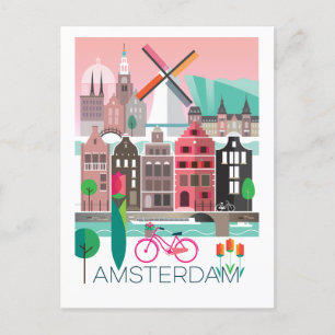 Amsterdam Postcard