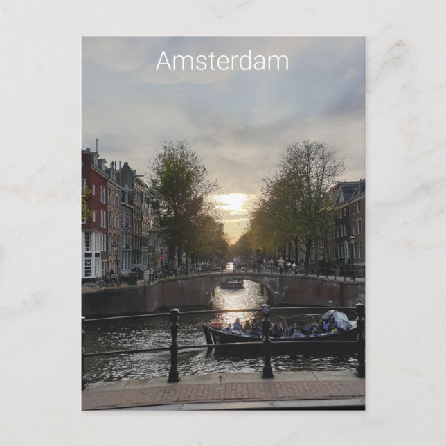Amsterdam Postcard (Front)