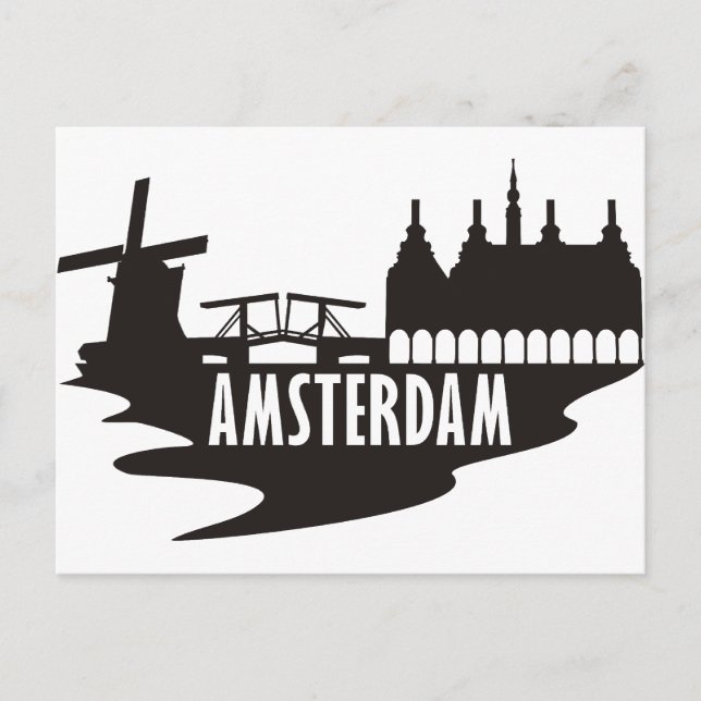 Amsterdam Postcard (Front)