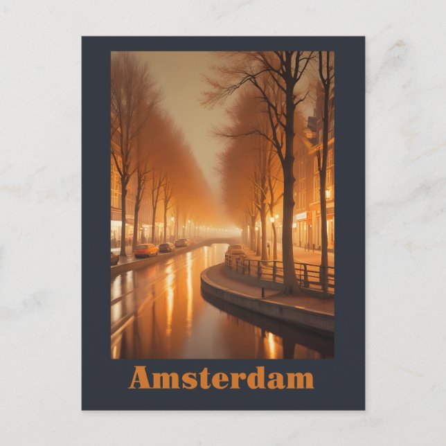Amsterdam Postcard (Front)