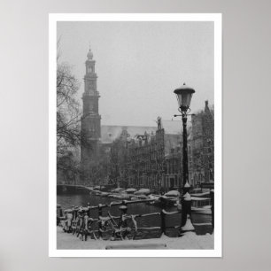 Amsterdam poster canal Prinsengracht