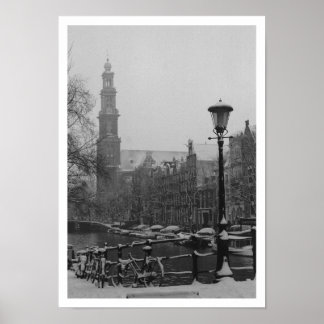Amsterdam poster canal Prinsengracht