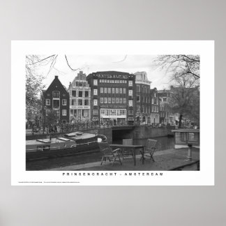 Amsterdam - Prinsengracht canal houses Poster