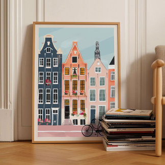 Amsterdam Print Amsterdam Illustration Amsterdam