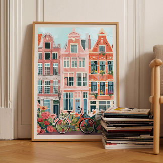 Amsterdam Print Amsterdam Illustration Amsterdam