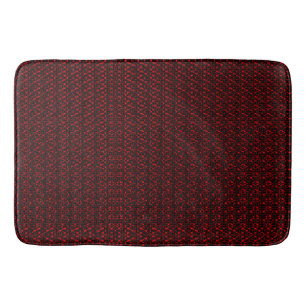 Amsterdam Red Throw Pillow Bath Mat