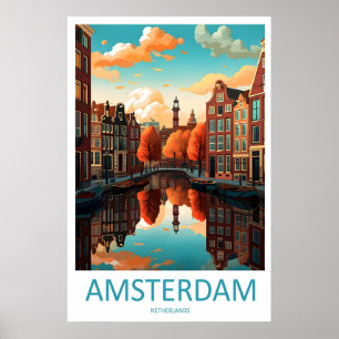 Amsterdam Ski PosterVintage Travel Park National Poster