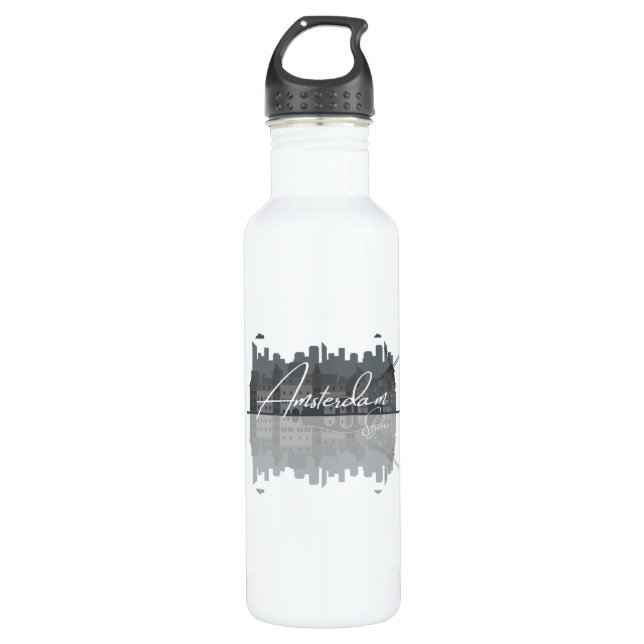 Amsterdam Skyline 710 Ml Water Bottle (Front)