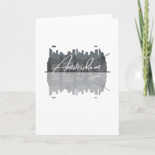 Amsterdam Skyline Card