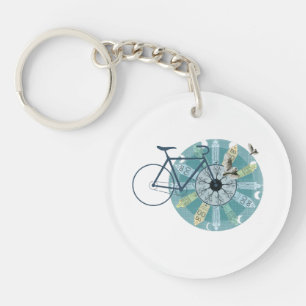 Amsterdam skyline key ring