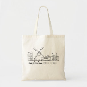 Amsterdam Skyline Tote Bag