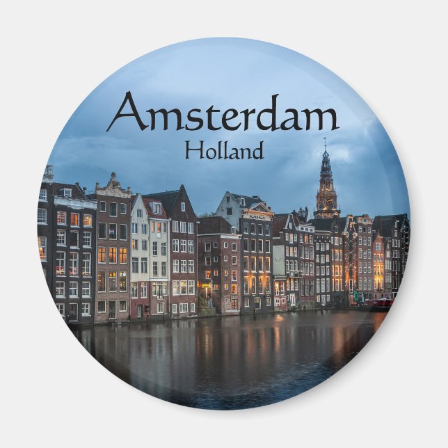 Amsterdam Souvenir Magnet (Front)