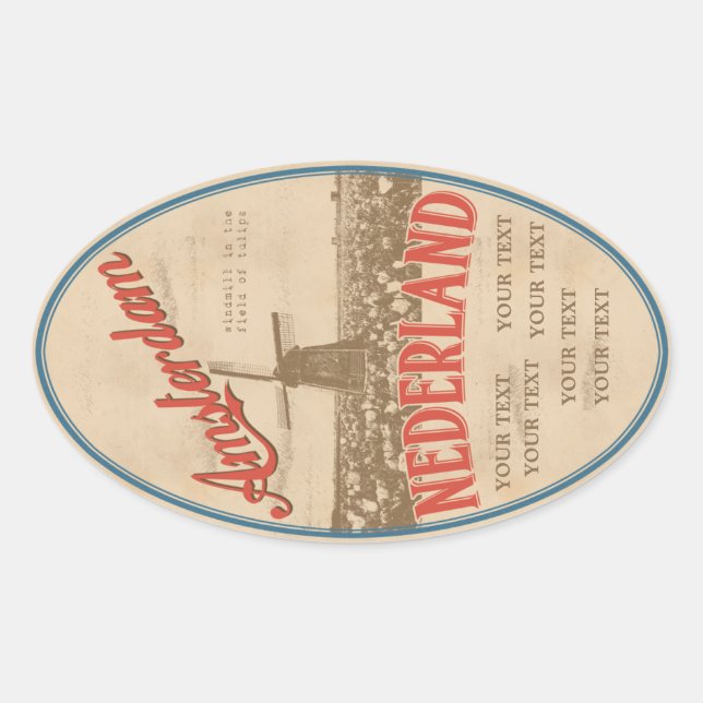 Amsterdam sticker (Front)