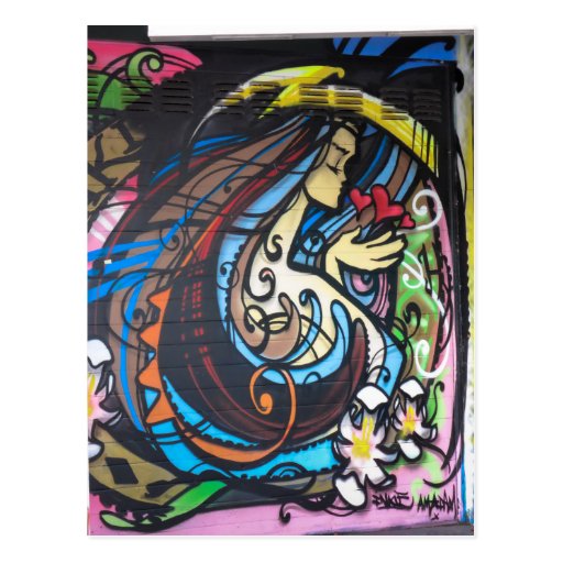 Image of Amsterdam Street Art Postcard