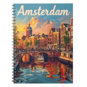 Amsterdam Sunset Serenity: Canal Cruise Notebook