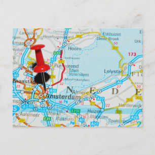 Amsterdam, The Nederlands Postcard