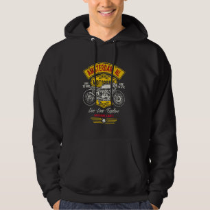 Amsterdam the Netherlands Retro Motorcycle Design Hoodie