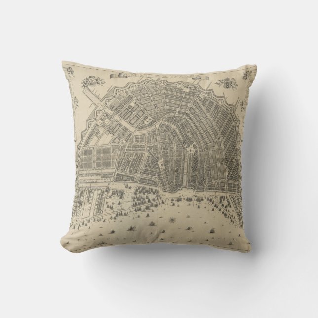 Amsterdam - Throw Pillow (Front)