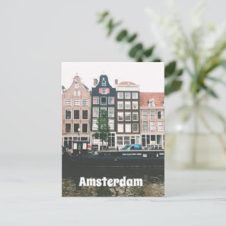 Amsterdam Travel Souvenir Postcard
