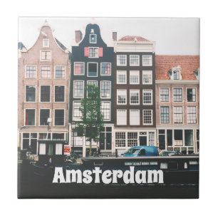 Amsterdam Travel Souvenir Tile