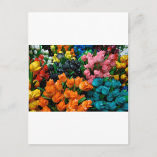 Amsterdam Tulips Postcard