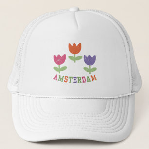 Amsterdam Tulips Trucker Hat