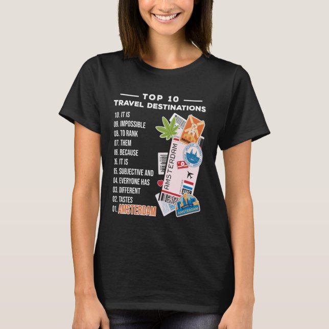 Amsterdam Vacation Top 10 Best Travel Destination  (Front)