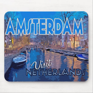Amsterdam, Visit Netherlands Mouse Mat