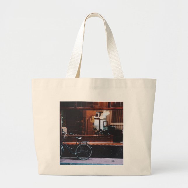 Amsterdam  - Von Stapele Koekmakerij  Large Tote Bag (Front)