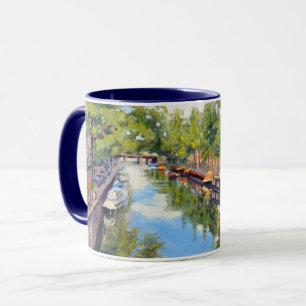 Amsterdam Waterway in Warm Light Mug