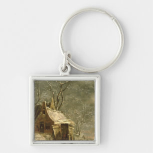Amsterdam, winter scene, 17th century key ring