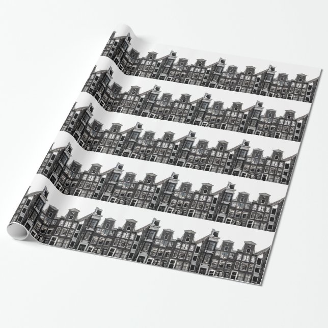 Amsterdam Wrapping Paper (Unrolled)