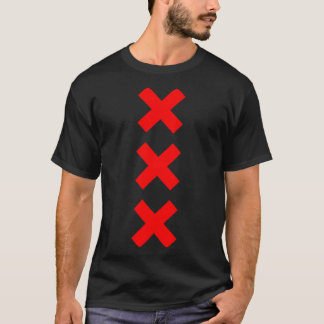 Amsterdam XXX logo Sticker T-Shirt