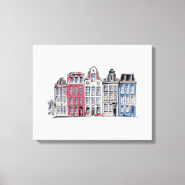Amsterdam-| Zazzle_Growshop. Canvas Print (Front)