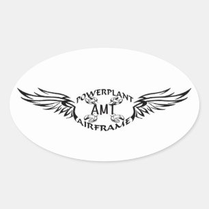 amt oval sticker