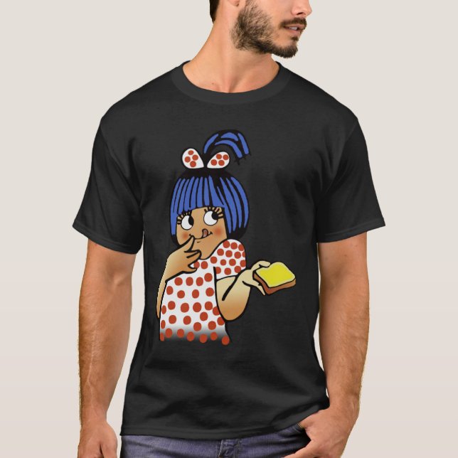 Amul Butter Girl Iconic Indian Culture design Clas T-Shirt (Front)