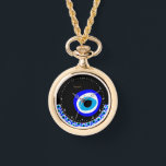 Amulet & Evil Eye Talisman, Turkish / Arabic Watch<br><div class="desc">WALL CLOCK (hamsa / خمسة‎): Evil Eye Talisman & Amulet for protection from negativity and good luck bringer. Traditionally originating from Arabic, Turkish, Greek tribes and protects you from any ill-will that could otherwise have a negative effect on your well-being or your life in general. The evil eye "curse" legend...</div>