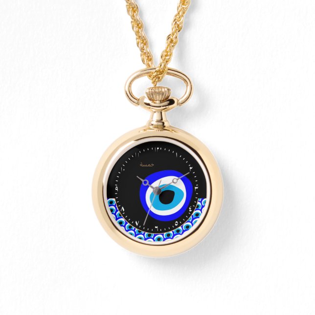 Amulet & Evil Eye Talisman, Turkish / Arabic Watch (Front)