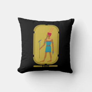 Amun God Of The Air Throw Pillow