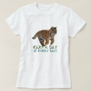 Amur Tiger Cub Planet Earth Day Art Wildlife Shirt
