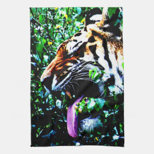 Amur Tiger ktcnm Tea Towel