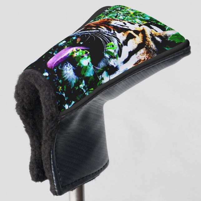 Amur Tiger pccnm Golf Head Cover (3/4 Front)