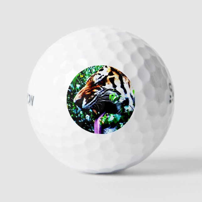 Amur Tiger ssf gbcnm Golf Balls (Front)