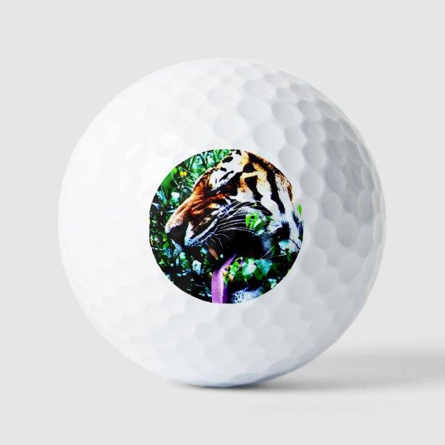 Amur Tiger va gbcna Golf Balls (Front)