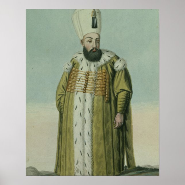 Amurath (Murad) III (1546-95) Sultan 1574-95, from Poster (Front)