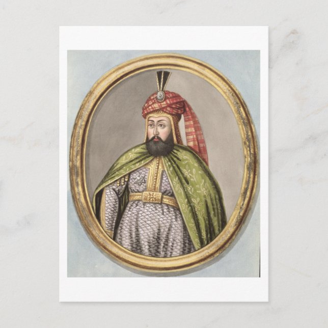 Amurath (Murad) IV (1612-40) Sultan 1623-40, from Postcard (Front)