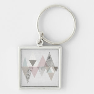 Amuse II   Geometric Modern Key Ring